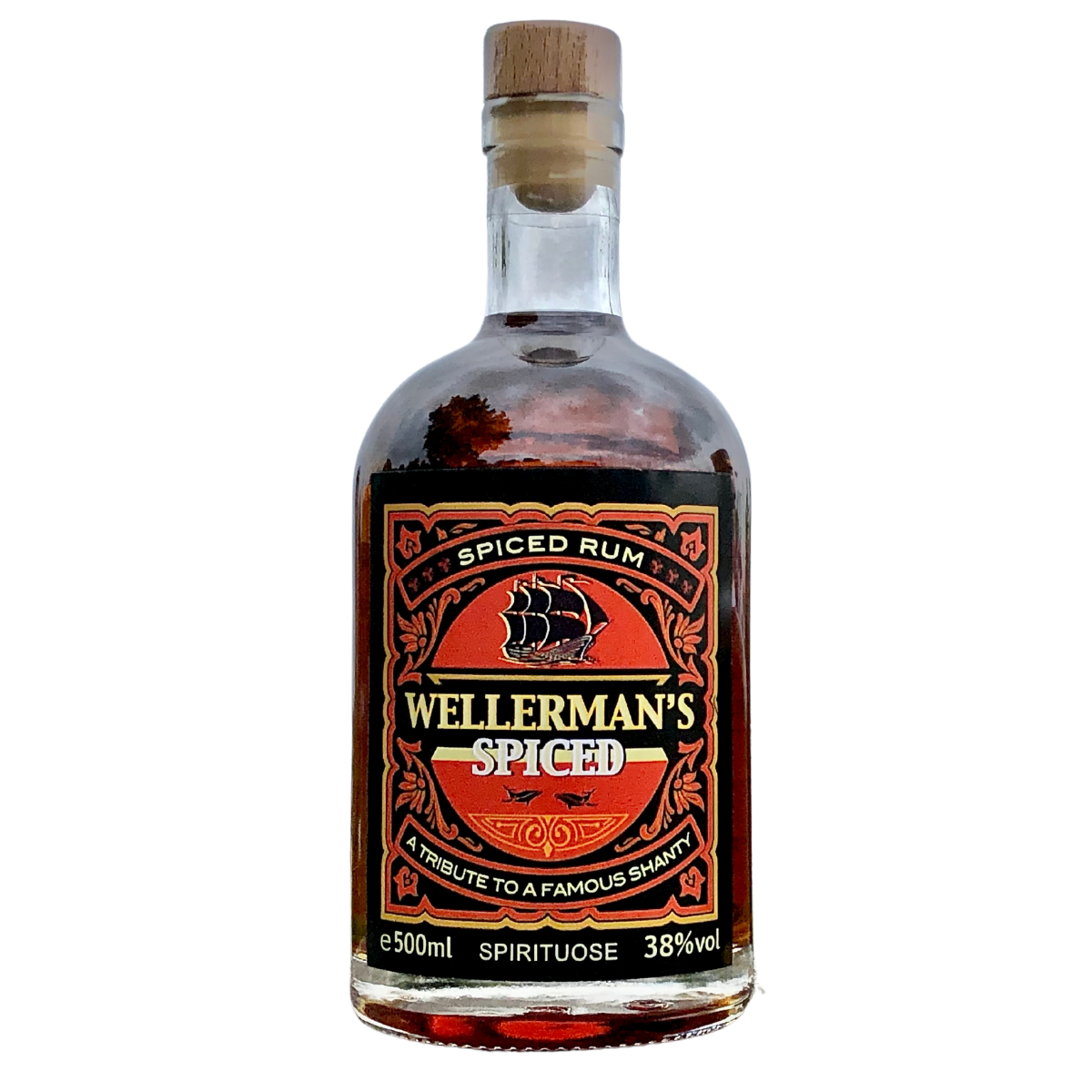 Wellerman's Spiced Rum 0,5l - 38% vol.
